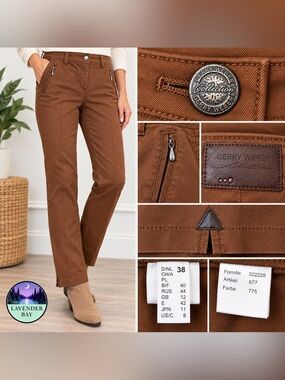 Gerry Weber Collection Brown Stretch Pants